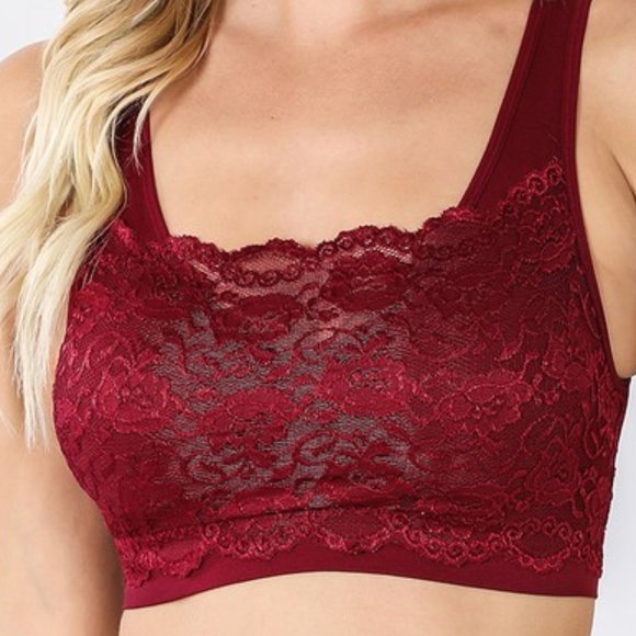 "THE ANSWER" Seamless Bra Top - Picture 2 of 5